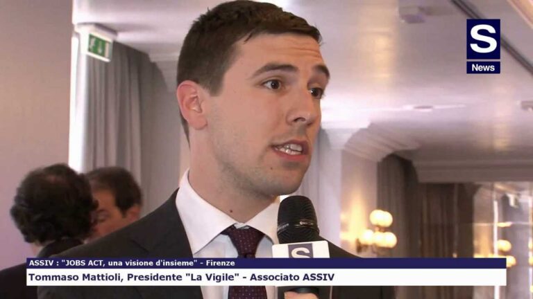 Tommaso Mattioli ed il ruolo dei Giovani Imprenditori della Vigilanza