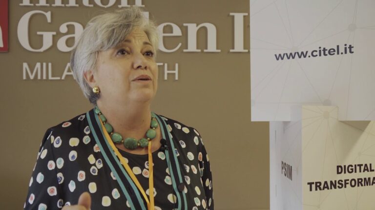 Intervista a Maria Cristina Urbano in occasione del convegno Citel del 24 settembre 2019
