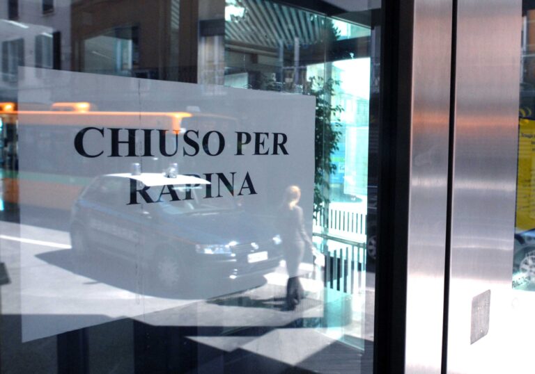 Ossif: Rapporto sulle rapine ai danni delle dipendenze bancarie nel 2019