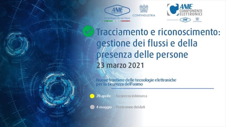 23 Marzo 2021 – Webinar: Tracciamento e riconoscimento_Gestione dei flussi e della presenza delle persone