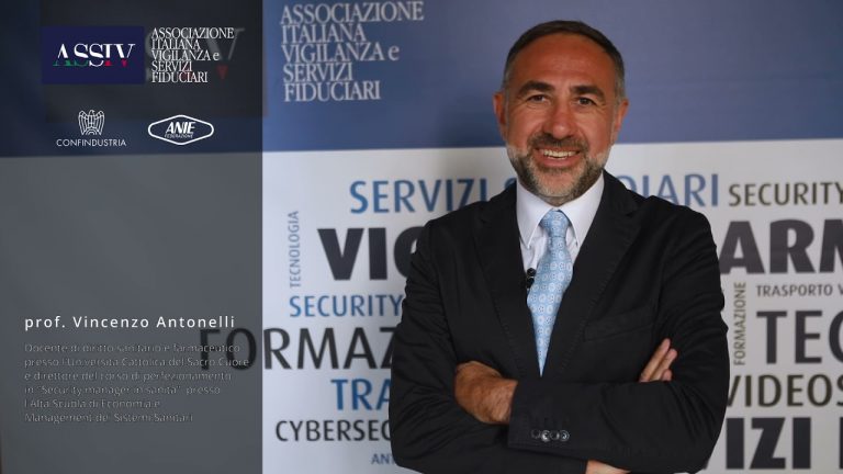 Intervista al Prof. Vincenzo Antonelli sulla sicurezza privata nella sanità