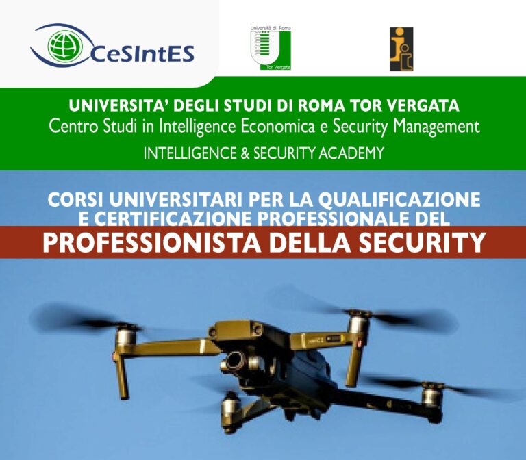 Nuovi corsi di Security Management UNI 10459 – Cesintes/Università degli Studi di Tor Vergata
