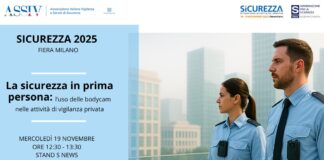 19 novembre 2025 – “La sicurezza in prima persona: l’uso delle bodycam nella vigilanza privata” (ASSIV, Sicurezza 2025)