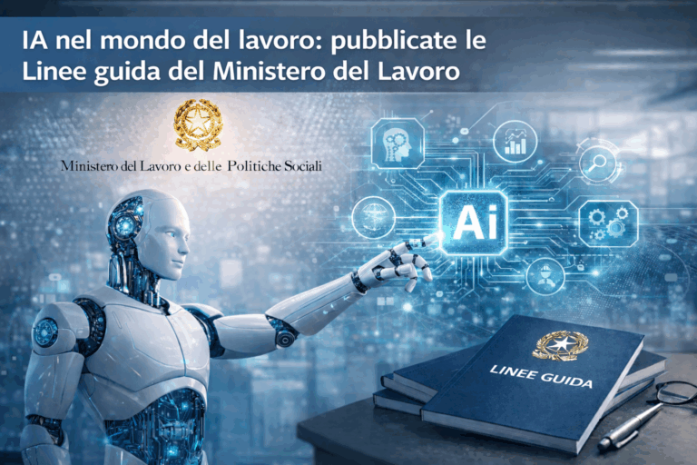 IA nel mondo del lavoro: pubblicate le Linee guida del Ministero del Lavoro