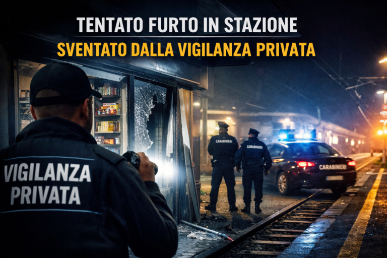 🚨 Bisceglie: tentato furto in stazione sventato dalla vigilanza privata