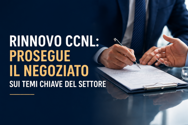 Rinnovo CCNL: passi avanti nel confronto tra le Parti