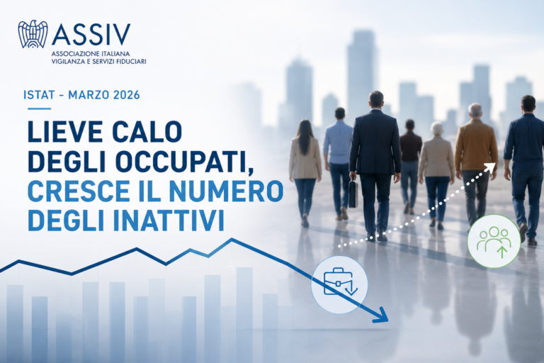 ISTAT, a marzo 2026 lieve calo degli occupati: cresce il numero degli inattivi