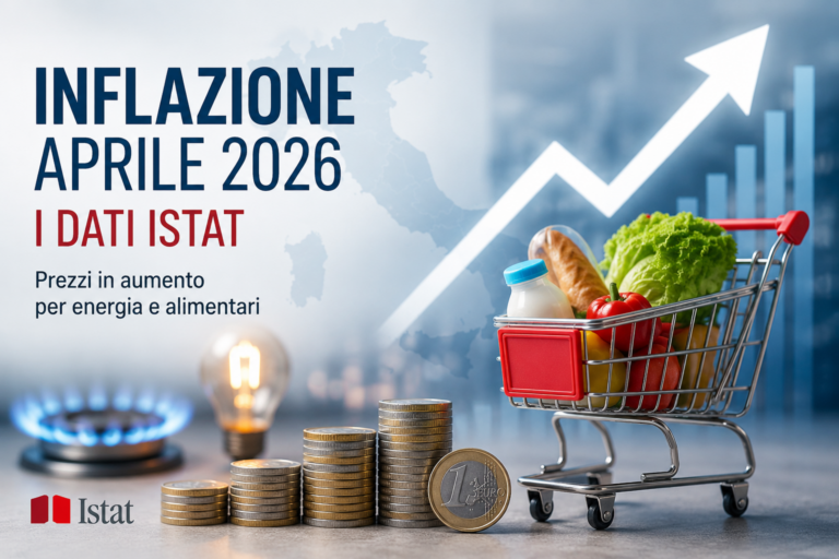 Inflazione in aumento ad aprile 2026: pesano energia e alimentari