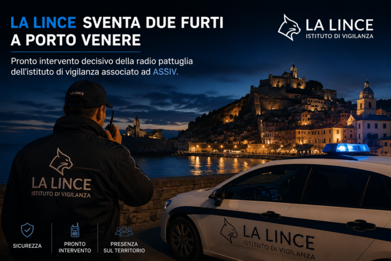 La Lince sventa due furti a Porto Venere grazie al pronto intervento