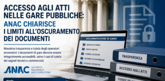 ANAC: Offerta tecnica, la stazione appaltante può oscurare solo dati contenenti segreti commerciali