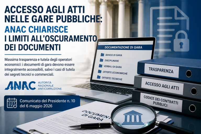 ANAC: Offerta tecnica, la stazione appaltante può oscurare solo dati contenenti segreti commerciali
