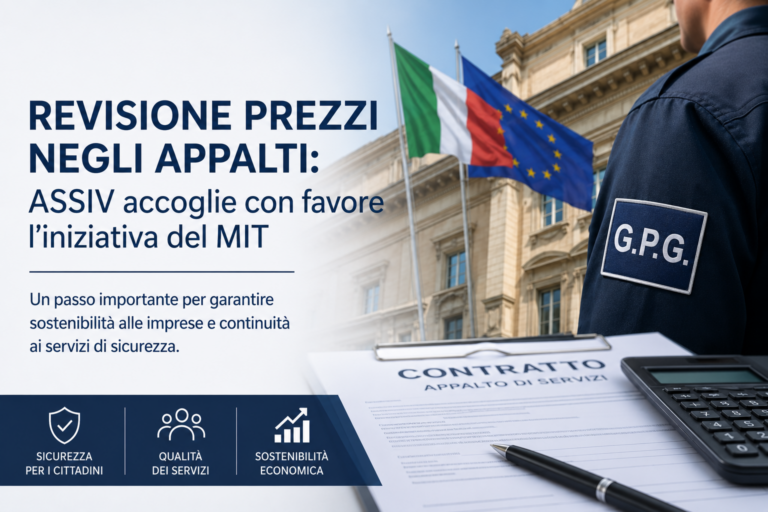Revisione prezzi negli appalti: ASSIV accoglie con favore l’iniziativa del MIT