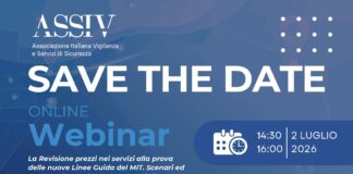 Nuove Linee Guida MIT: come cambia la revisione prezzi per le imprese della vigilanza privata. Webinar ASSIV 2 luglio 2026