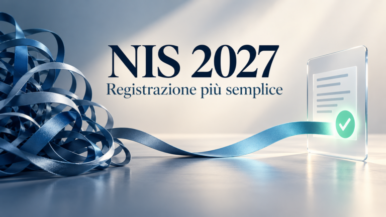 NIS, ACN semplifica la registrazione sul portale per il 2027